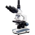 Amscope 40X-2000X LED Lab Trinocular Compound Microscope w 3D Two-Layer Mechanical Stage T120B